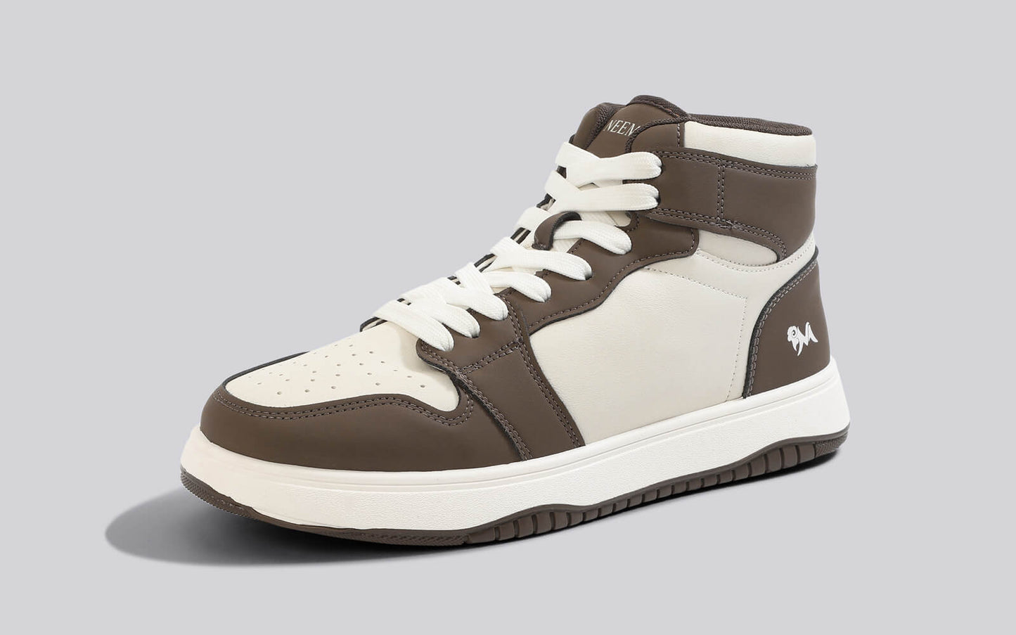 Character High Top : Ivory-Brown by My Store