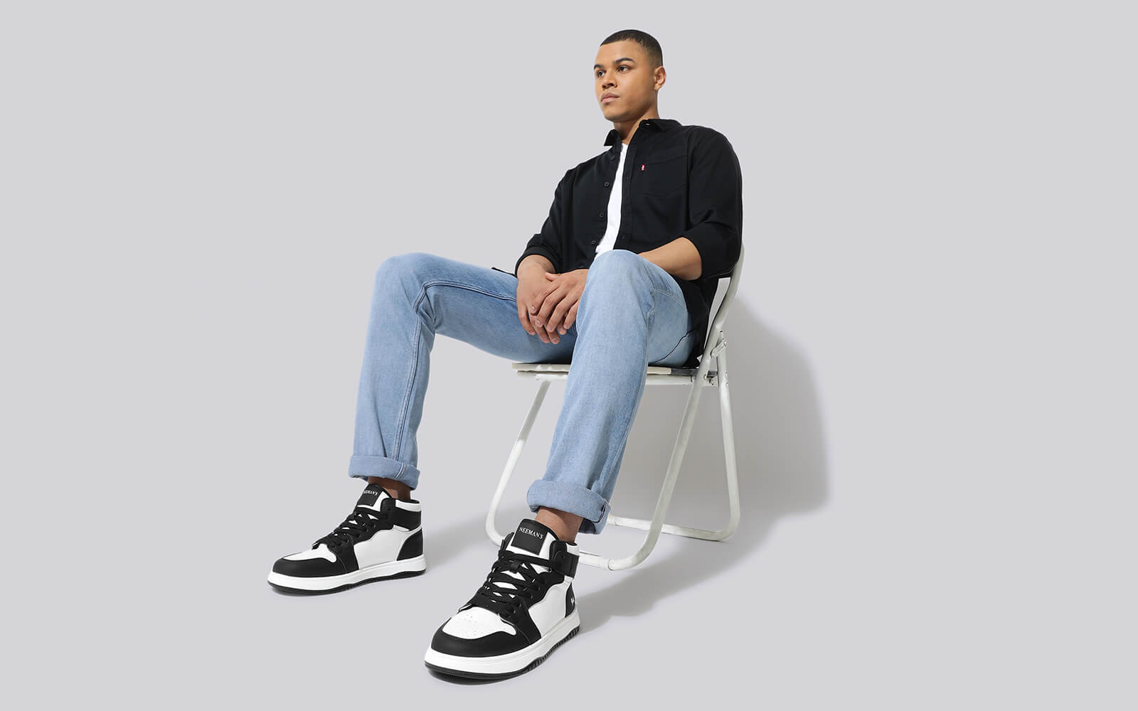 Character High Top : Black-White by My Store