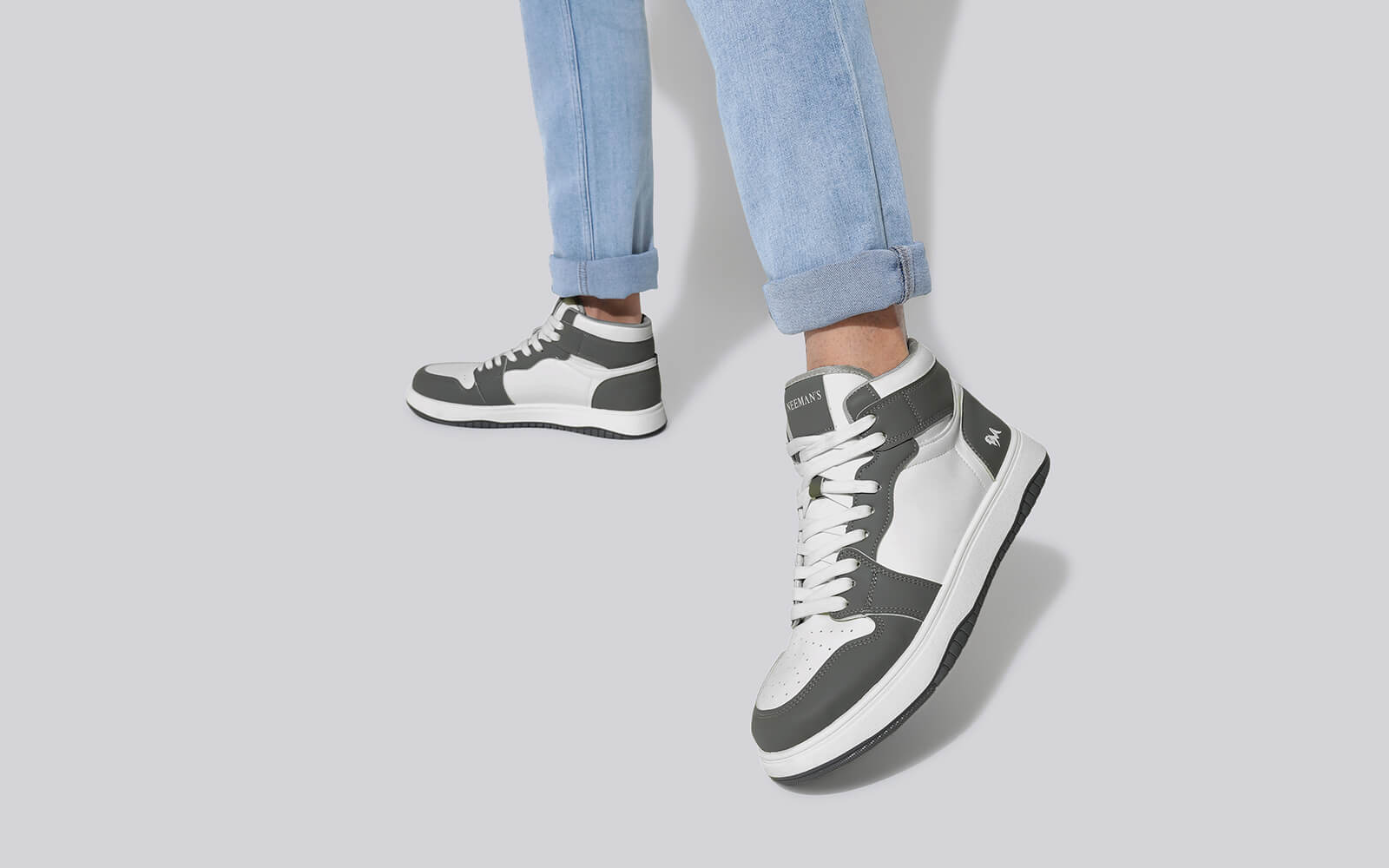 Character High Top : Grey-White by My Store