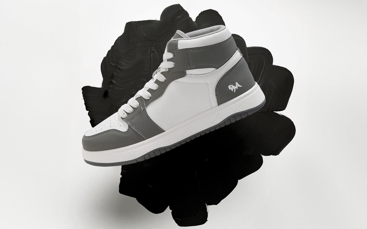 Character High Top : Grey-White by My Store