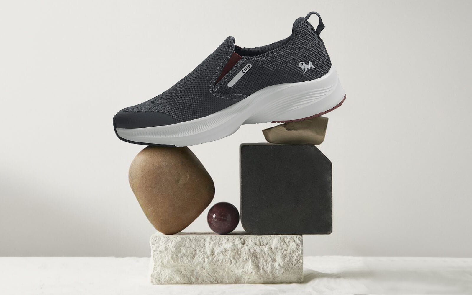 The Dependables : Dark Grey-Maroon by My Store
