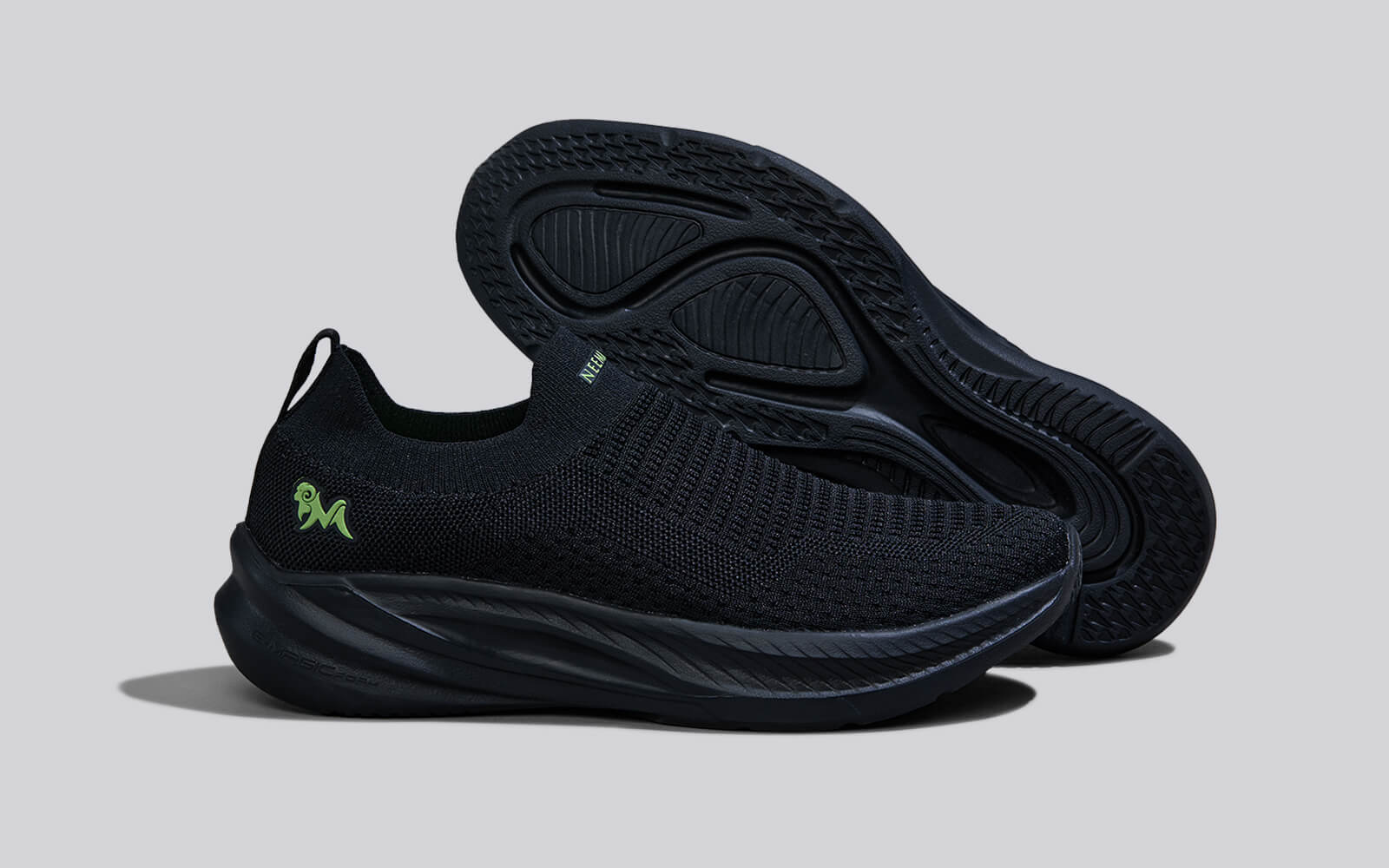 Max Cushy Slip Ons : Black by My Store