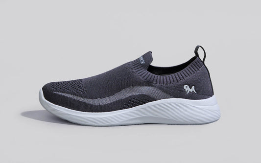 Everyday Basic Slip Ons : Dark Grey by My Store