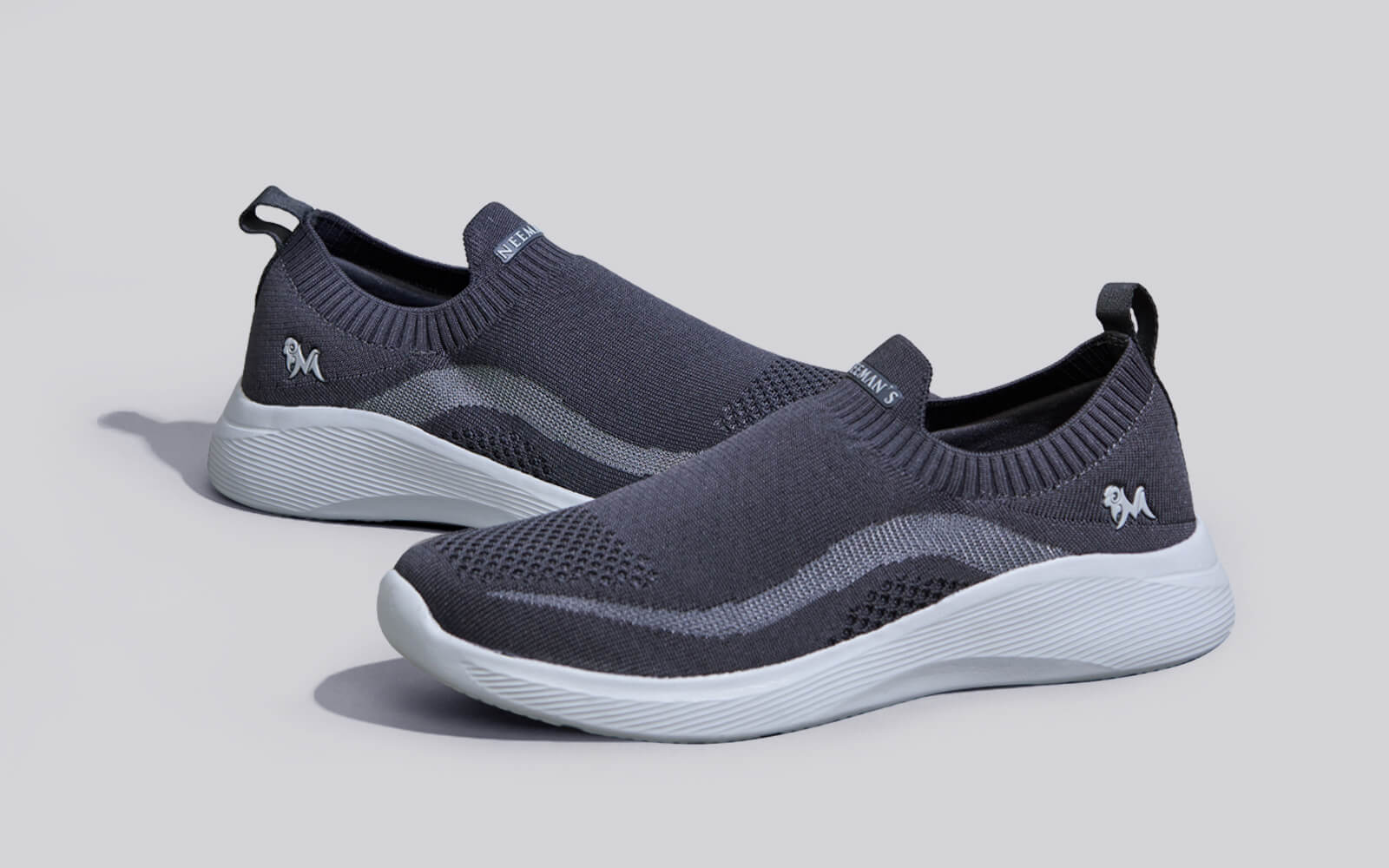 Everyday Basic Slip Ons : Dark Grey by My Store