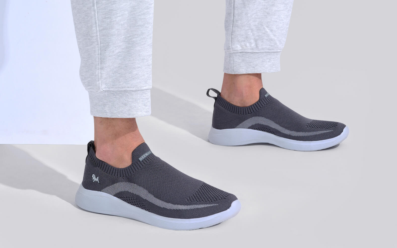 Everyday Basic Slip Ons : Dark Grey by My Store