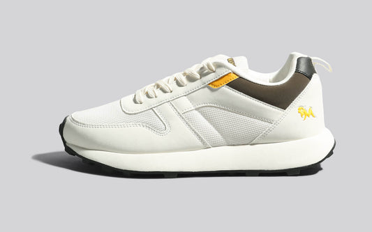 The Eighties : Ivory-Brown-Yellow by My Store