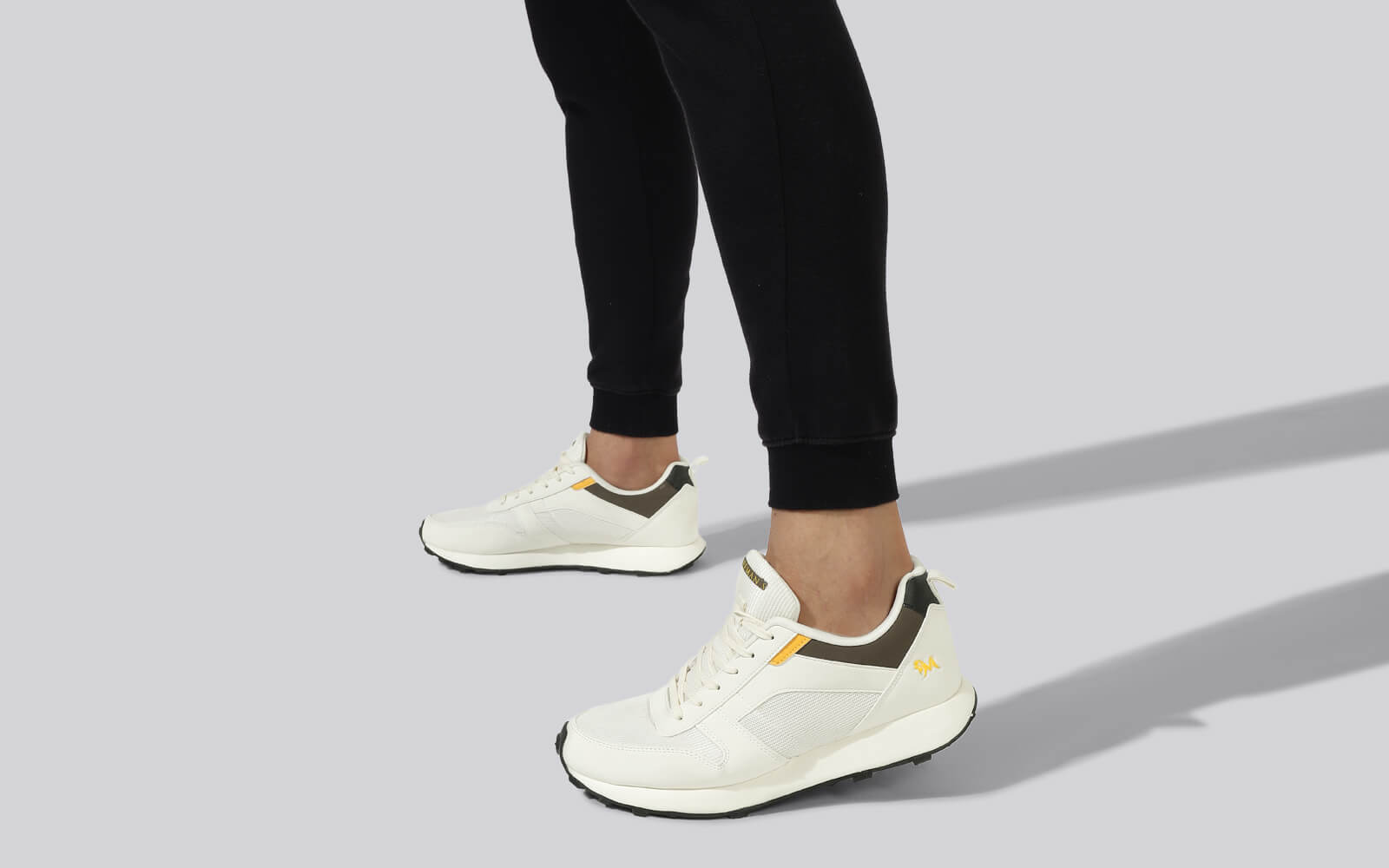 The Eighties : Ivory-Brown-Yellow by My Store