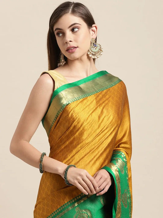 Exclusive Self Butti Design Uppada Cotton Silk Saree by My Store