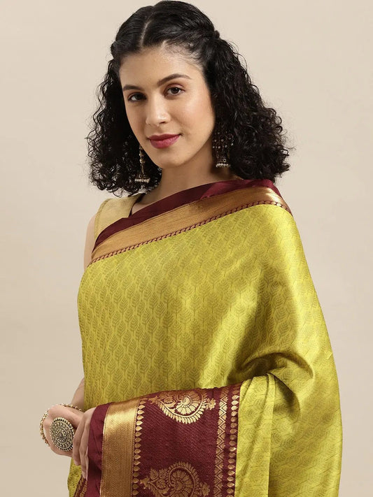 Exclusive Self Butti Design Uppada Cotton Silk Saree by My Store