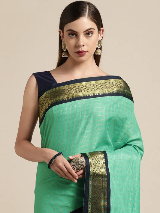 Exclusive Self Butti Design Uppada Cotton Silk Saree by My Store
