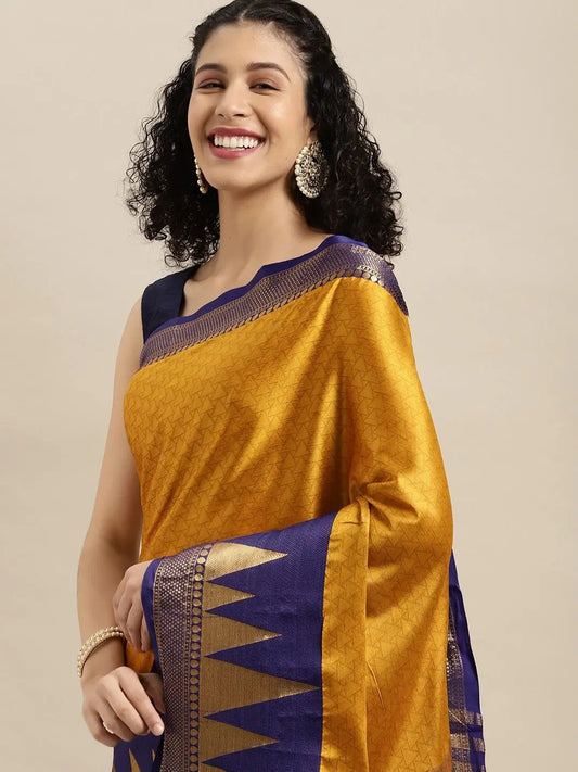 Exclusive Self Butti Design Uppada Cotton Silk Saree by My Store