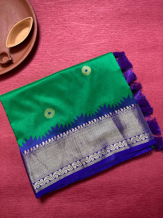 Eyecapthear Gadhwal Silk Saree by My Store