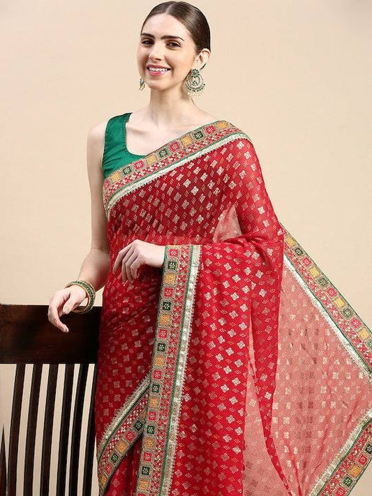 Regal Ethnic Weaves Bandhani Saree by My Store
