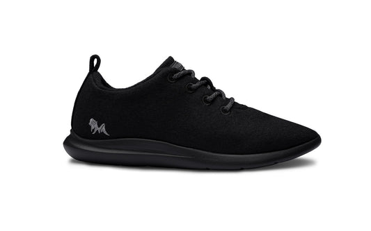 Wool Joggers : Coal Black / Black Sole by My Store