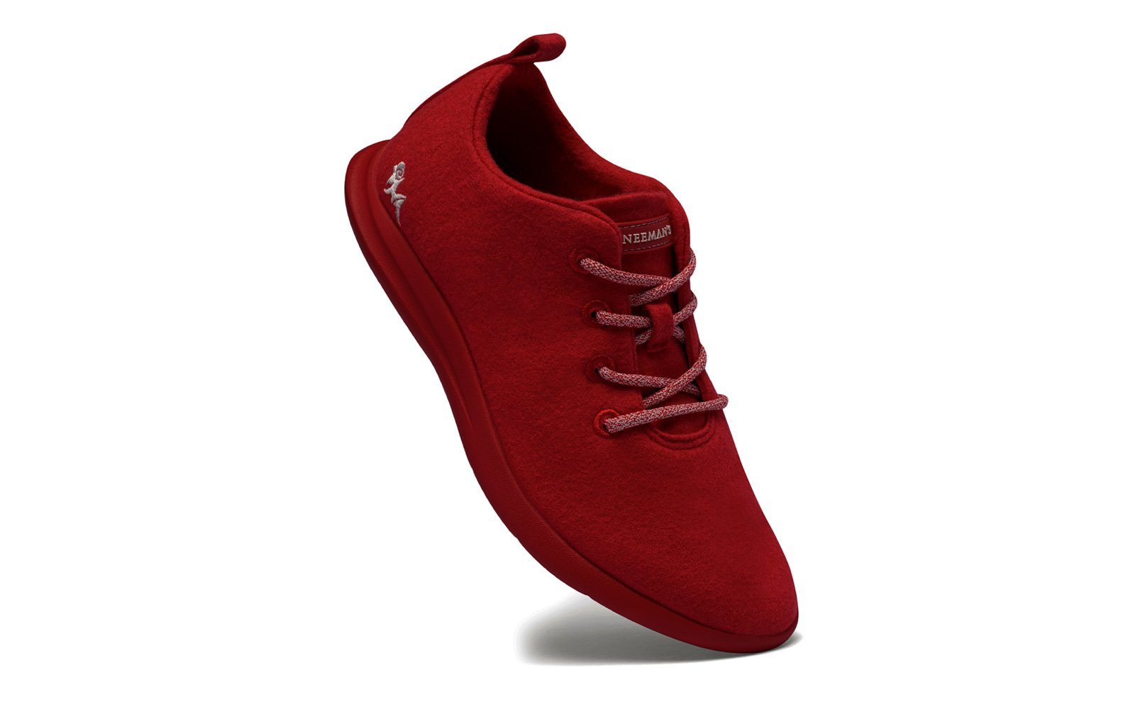 Wool Joggers : Coral Red by My Store