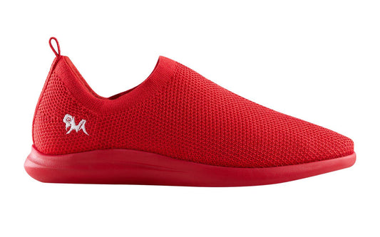 ReLive Knit Slip Ons : Fiery Red by My Store