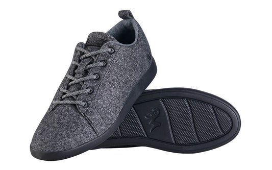 Wool Classic Sneakers : Grey Melange by My Store