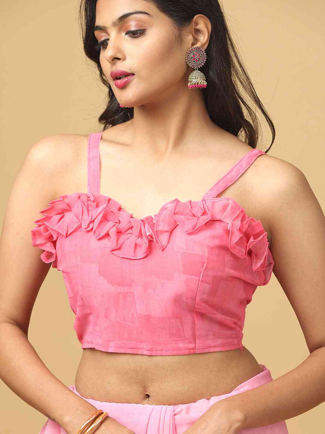 Ombre Soft Georgette Digital Print Saree by My Store