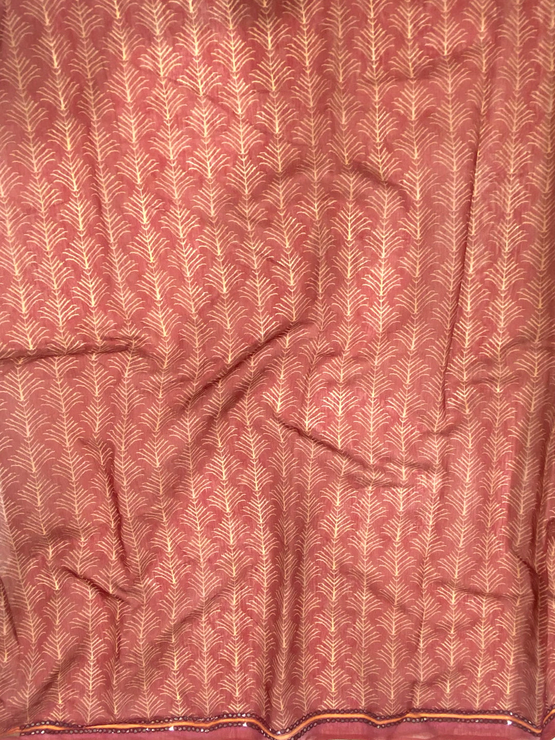 Multi Charm Mirror Work Silk Saree by My Store