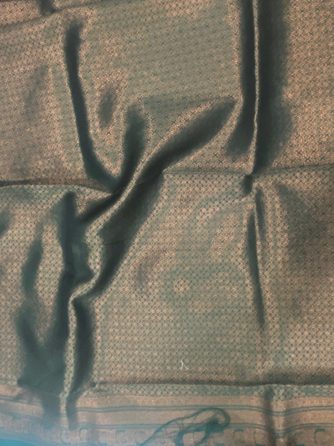 Cherry Red Sami Banarasi Tussar Silk Saree by My Store