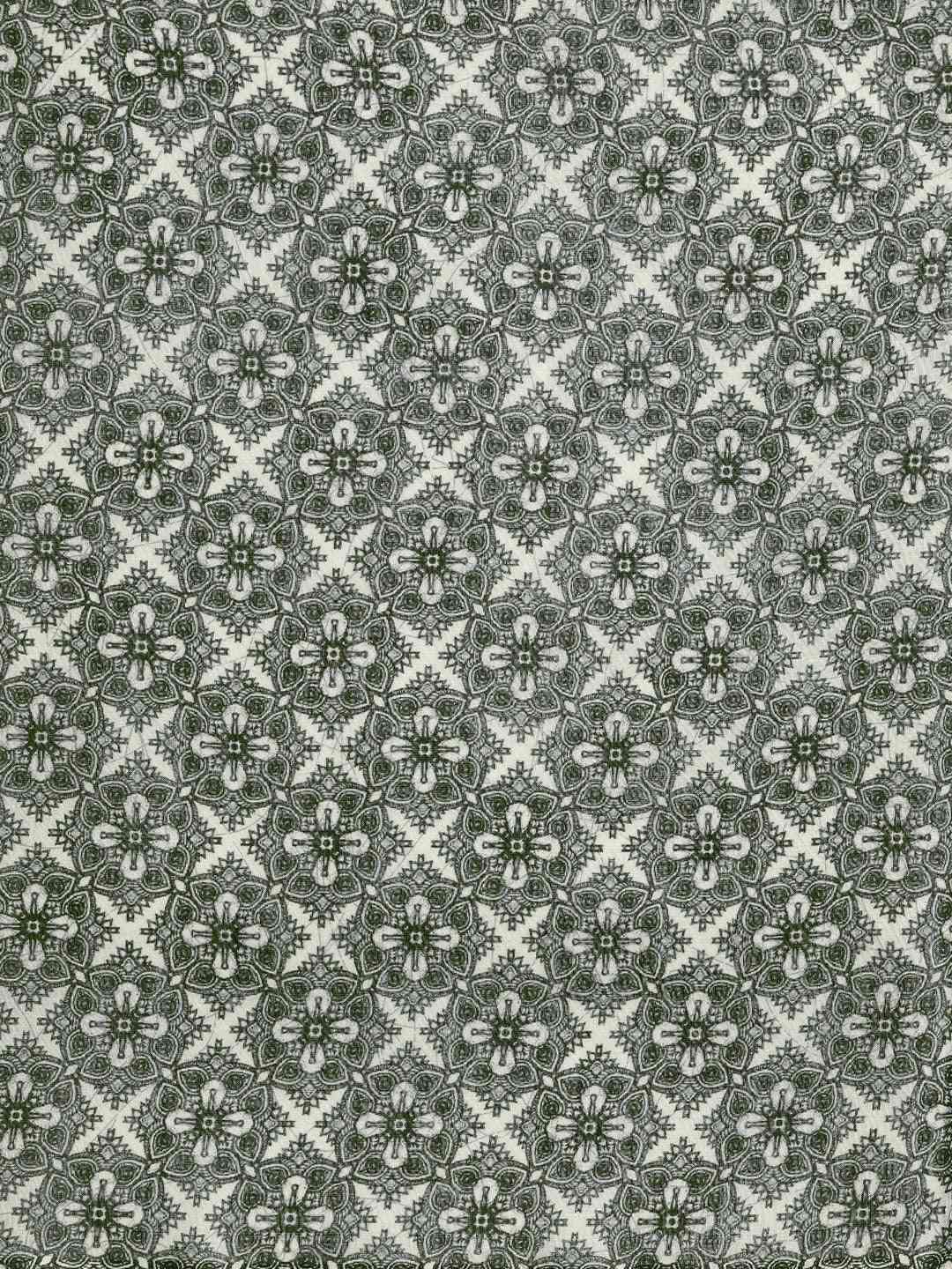 Stylish Linen Ajrak Printed Saree With Tassel by My Store
