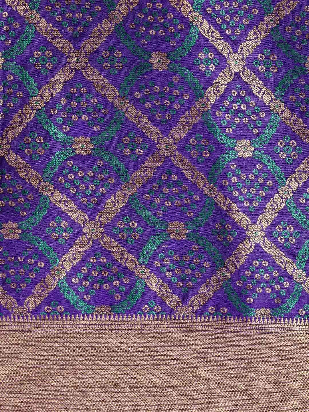 Banarasi Patola Silk Saree With Zari by My Store