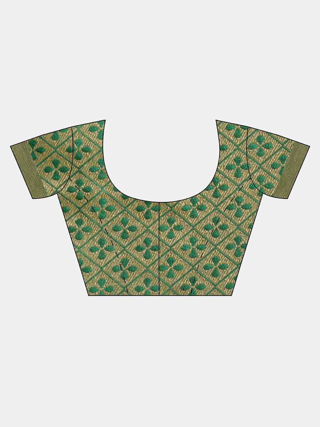 Banarasi Patola Silk Saree With Zari by My Store