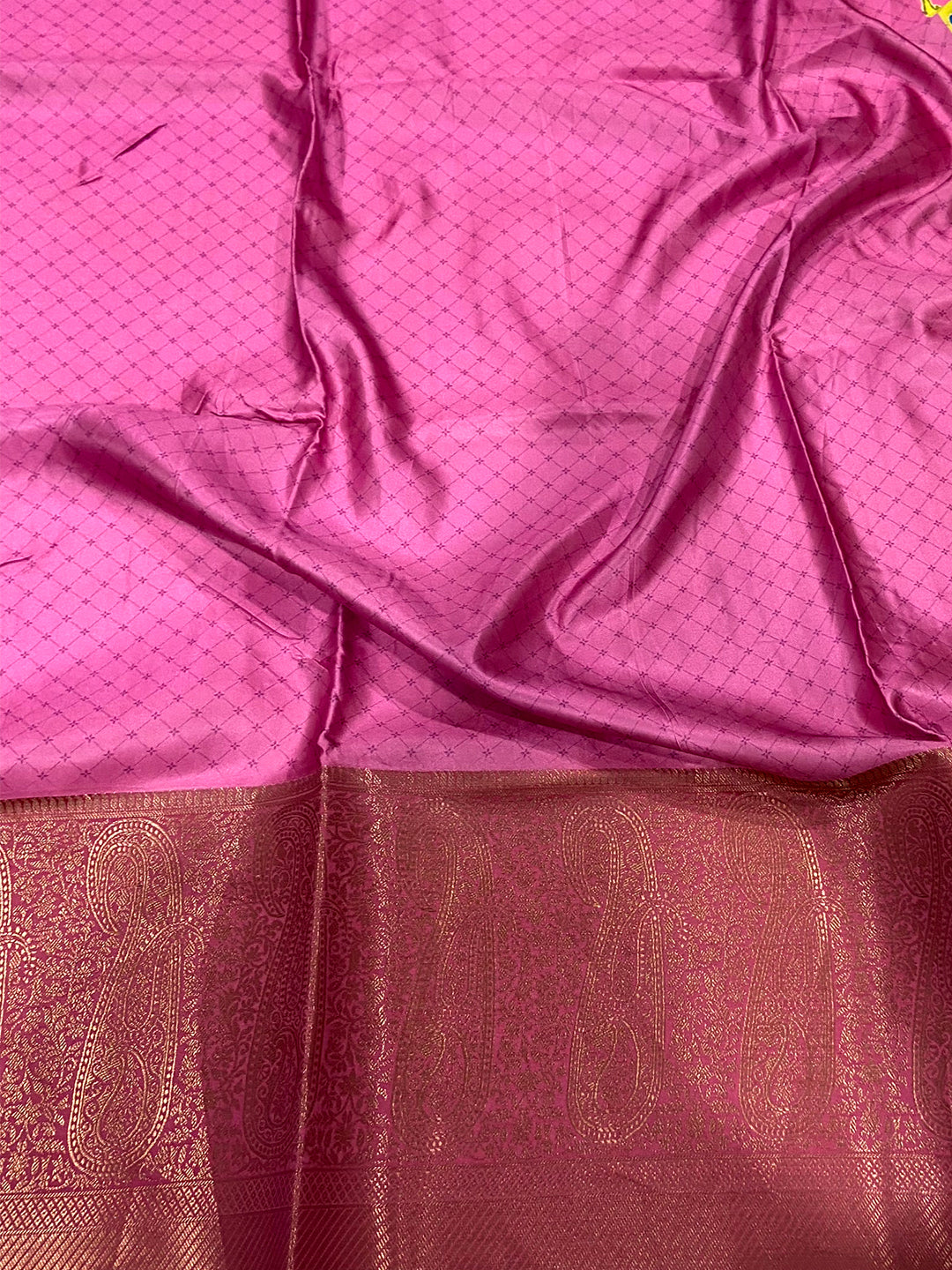 Multi Zig Zag Charm Zari Saree by My Store