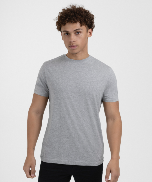 Navy, Grey & White 3 Pack Short Sleeve T-Shirts