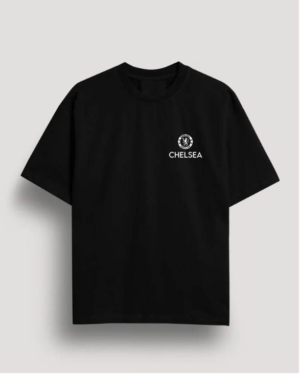 CHELSEA BLACK OVERSIZED T-SHIRT