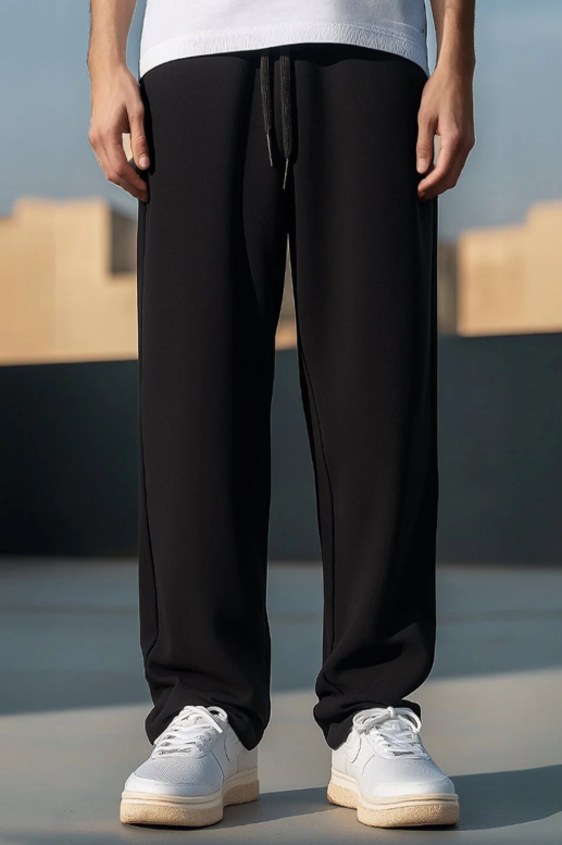 Classic Straight Fit Joggers Black