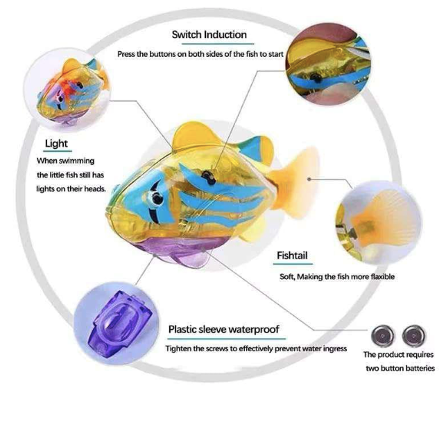 TecMarx LED Robot Fish Toy