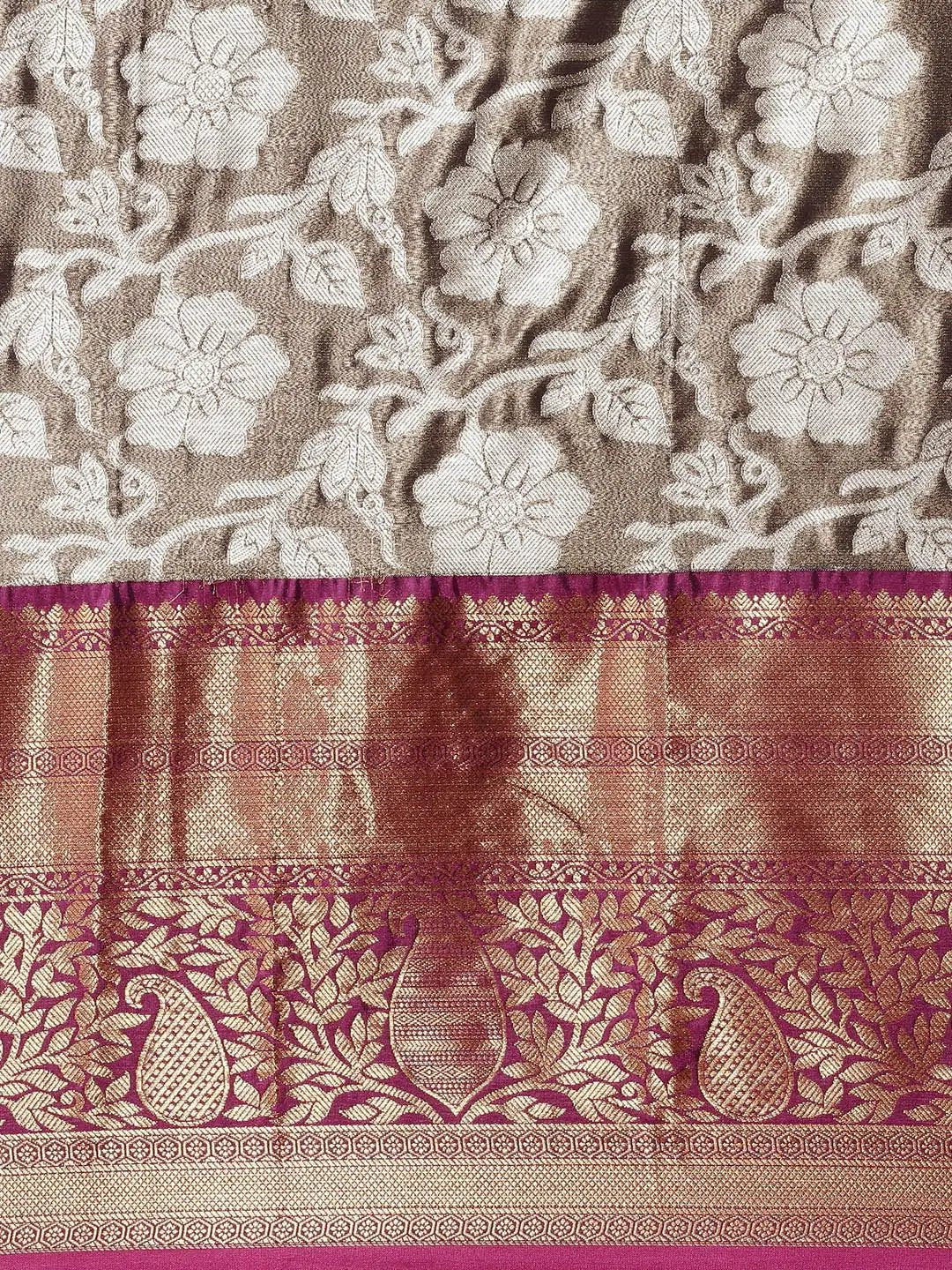 Premium One Gram Gold Tissue Silk Saree by My Store