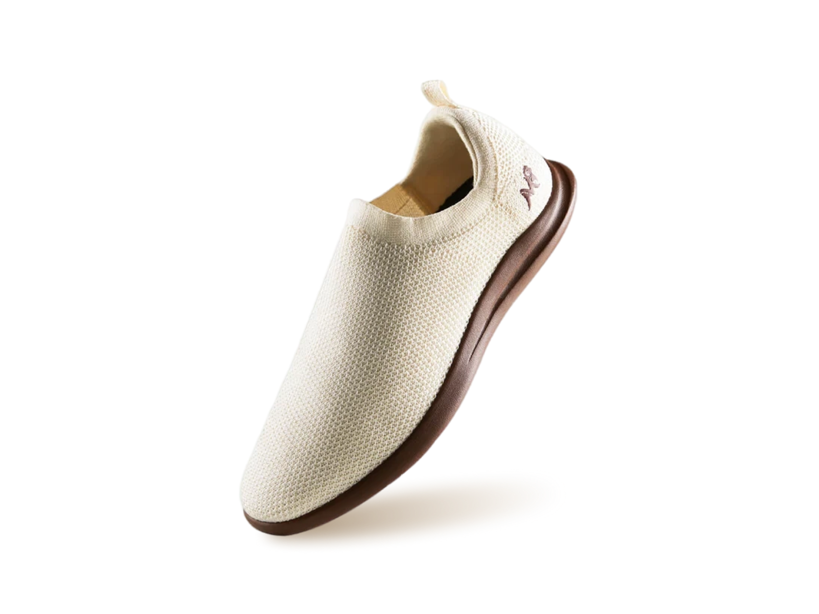 ReLive Knit Slip Ons : Tusk Ivory / Brown Sole by My Store