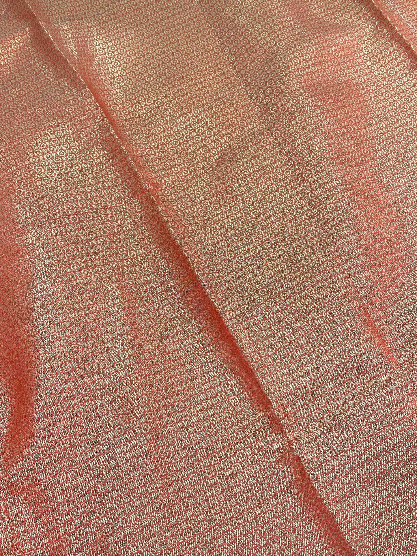 Minakari Floral Saree With Red Tassels by My Store