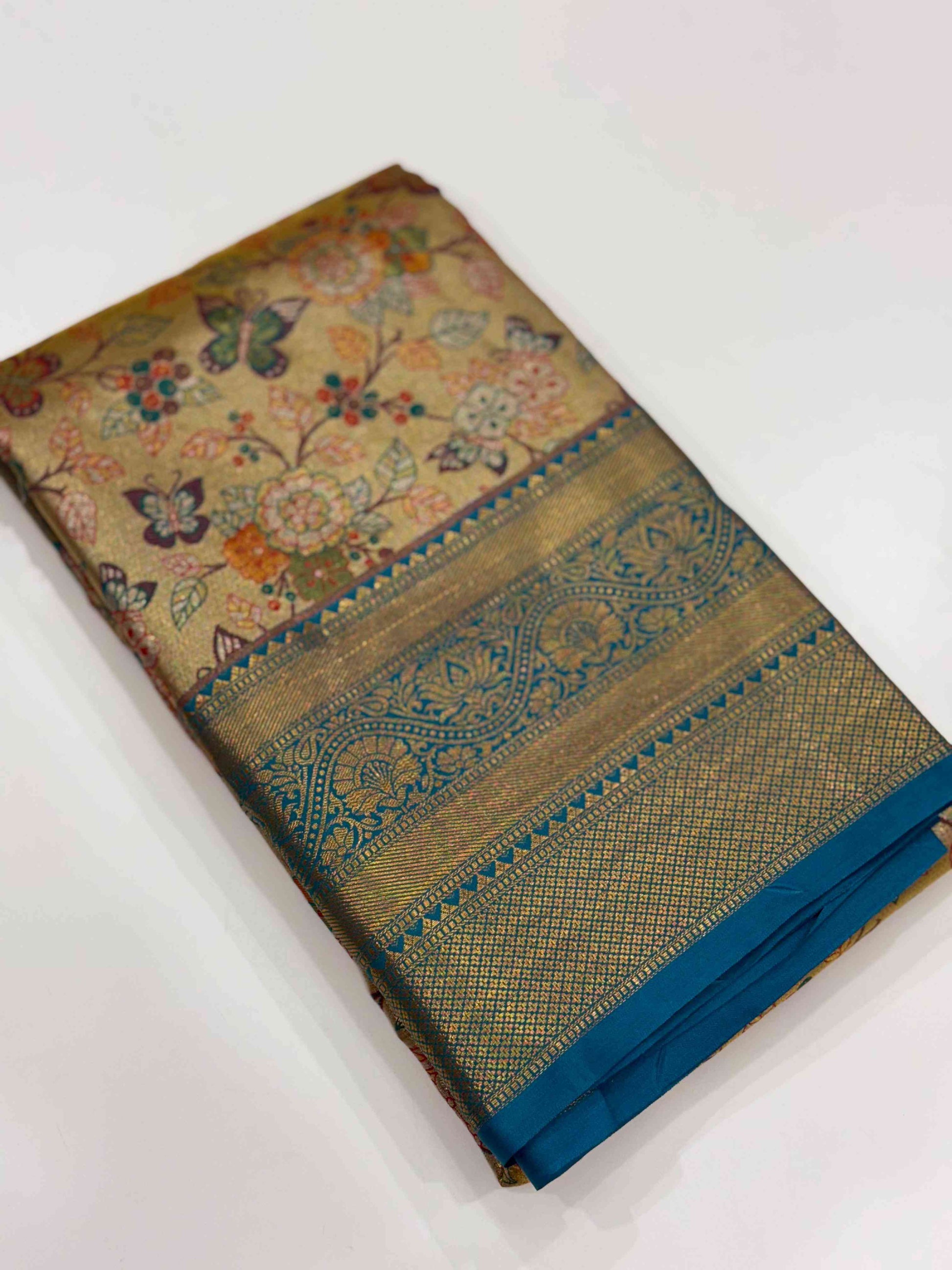 Rama Dharmavaram Butterfly Silk Saree by My Store