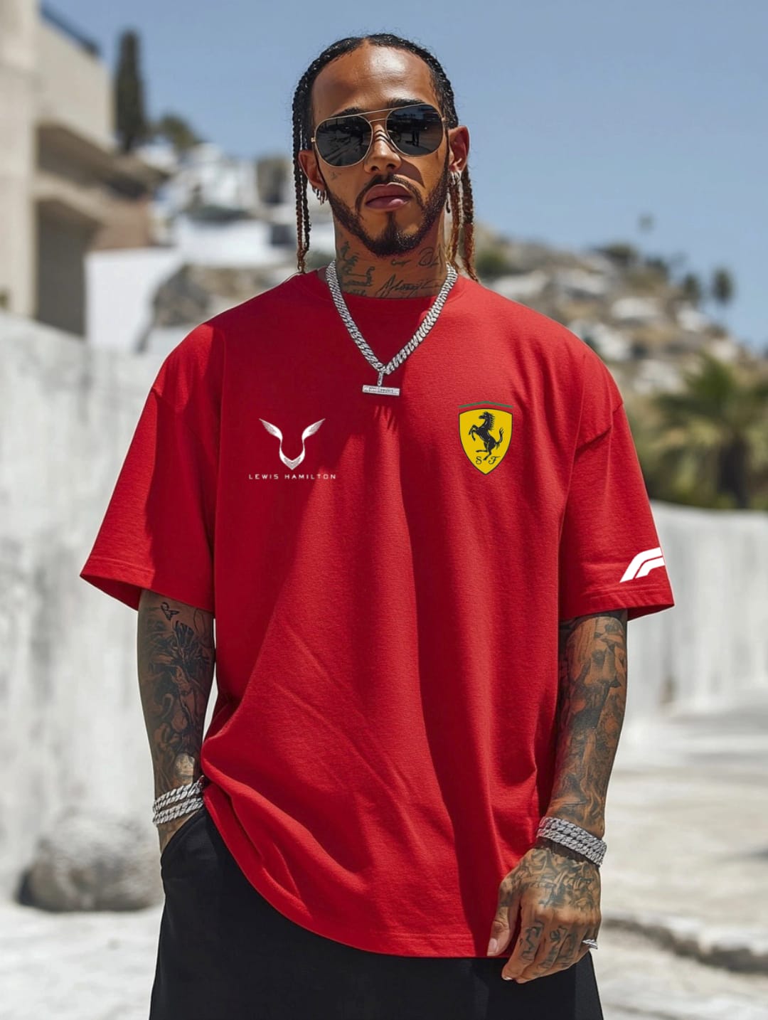 LEWIS X FERRARI Oversized Tshirt