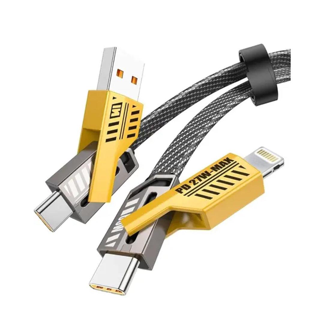 Order 4In1 6 Amp Cable | 65W Fast Charging and Data Transfer