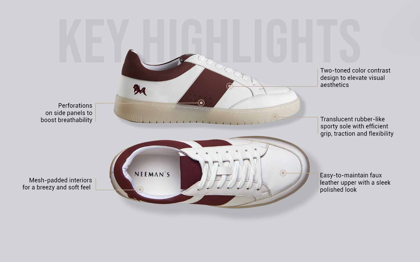 City Strides : White-Red by My Store