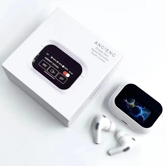 Earbuds  A15 Pro Active Noise Cancelling Earbuds Personalized Audio Wireless Earphones with Convenient Lanyard and Type-C Charging Cable