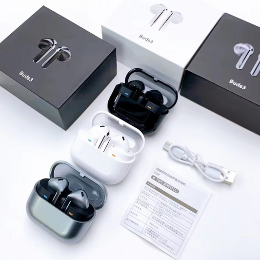 Earbuds  Buds3 Active Noise Cancelling Wireless Earphones Semi-in-ear Earbuds with Unidirectional Speaker and Ultra-High Quality Sound