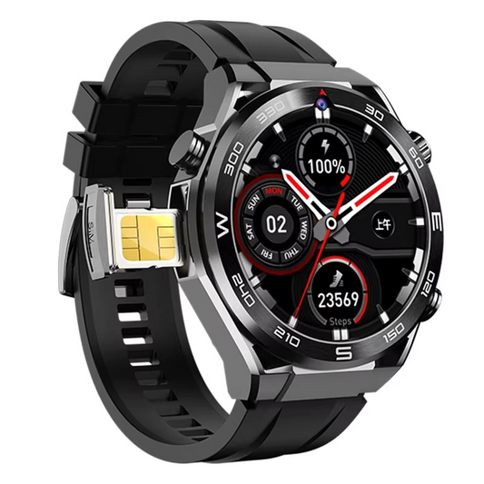 Earbuds  B8 Smartwatch 1.53inch Amoled Screen HD Camera IP67 Waterproof BT Call Wireless Charging 2025 Smart Watch Sim Card 4g