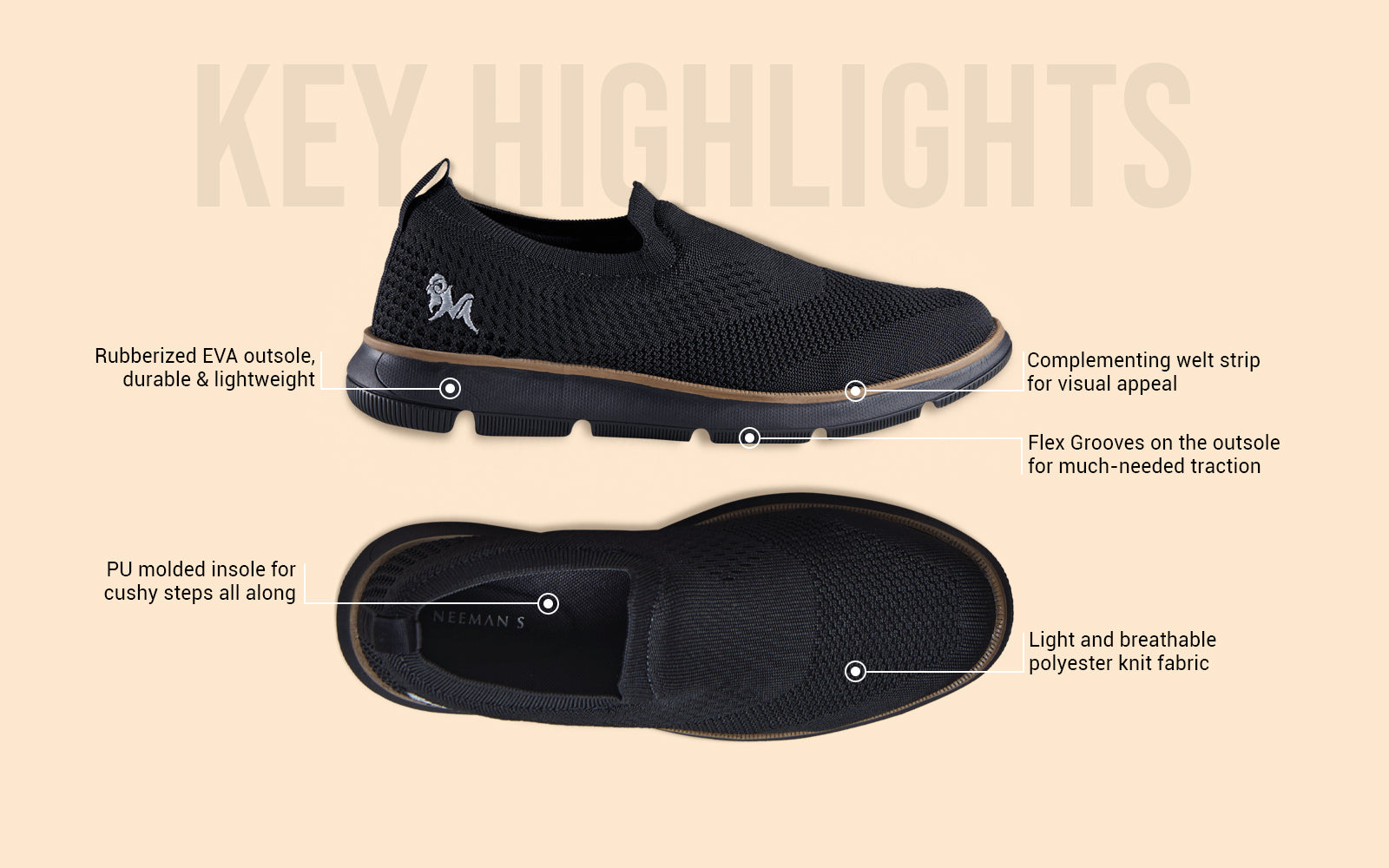 Dress Slip Ons : Black by My Store