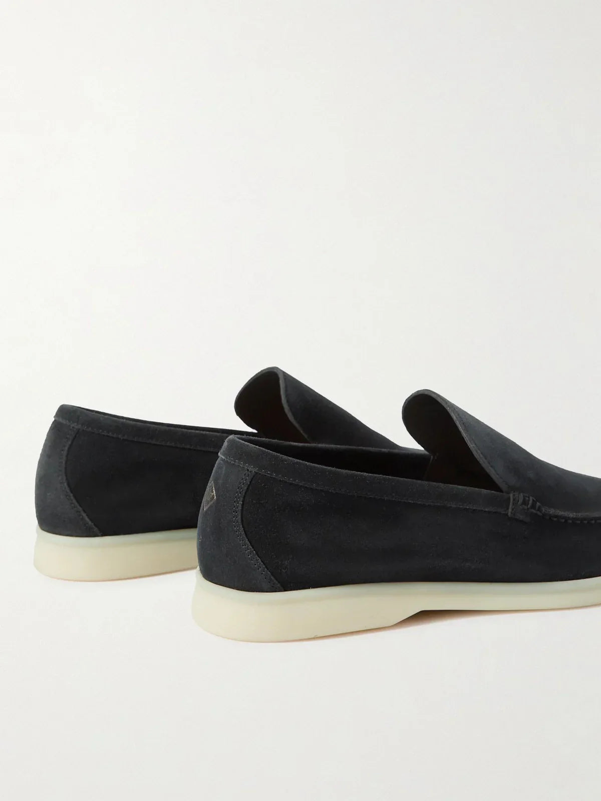 Old Money Suede Leather Loafers (Black)