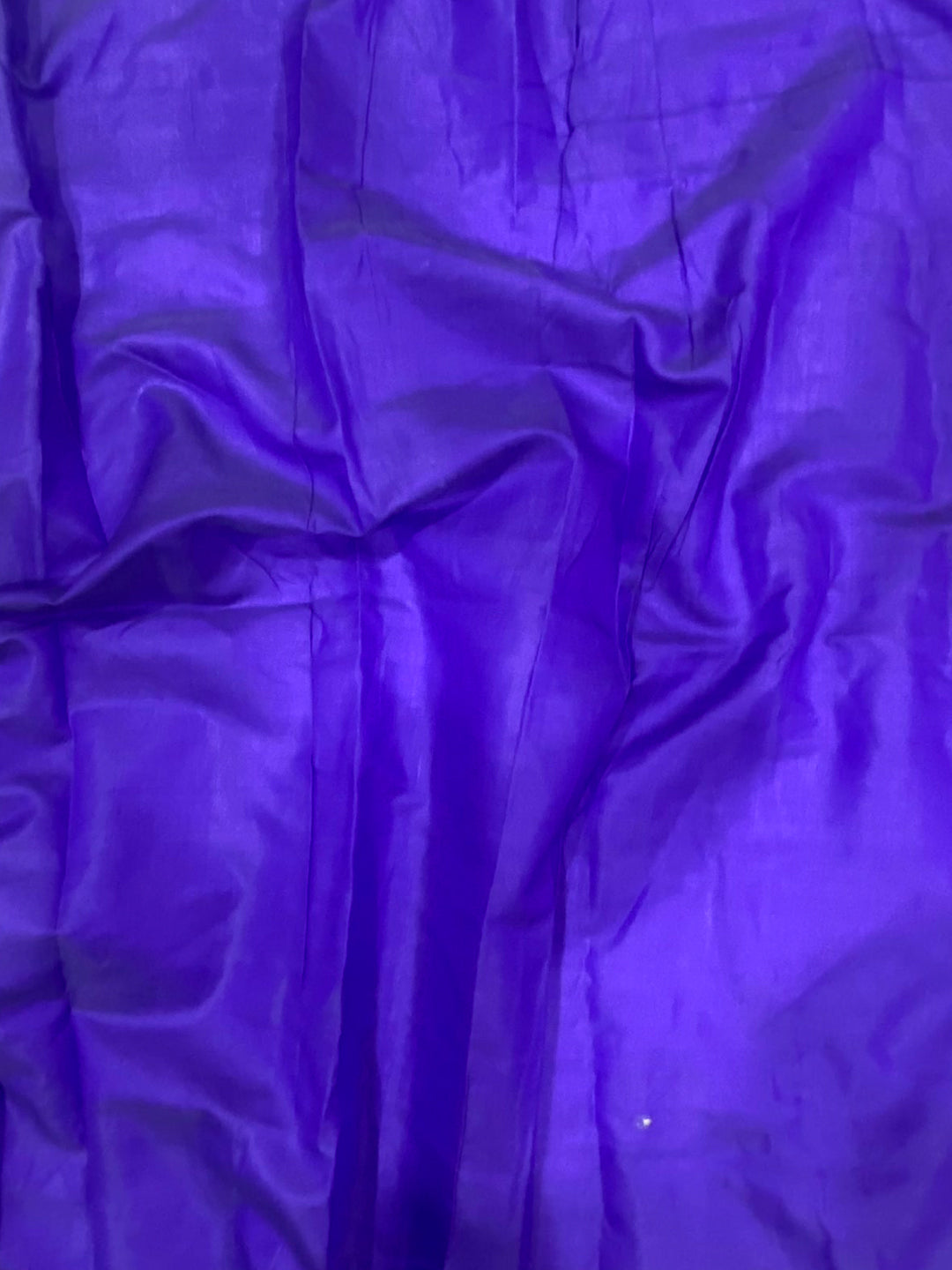 Purple Dhakai Jamdani Cotton Silk Saree by My Store