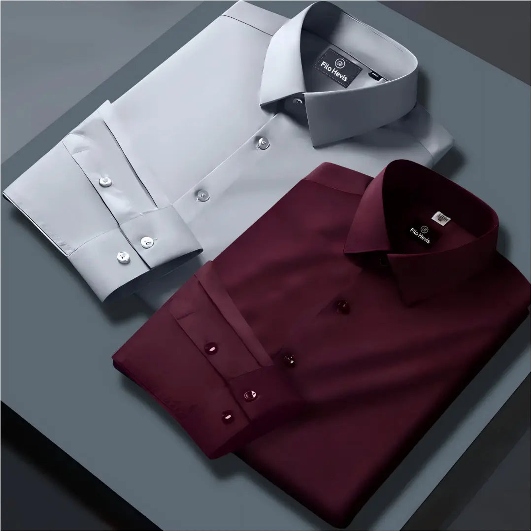 Pack of 2 Premium Cotton Shirt for Men Xsmart World
