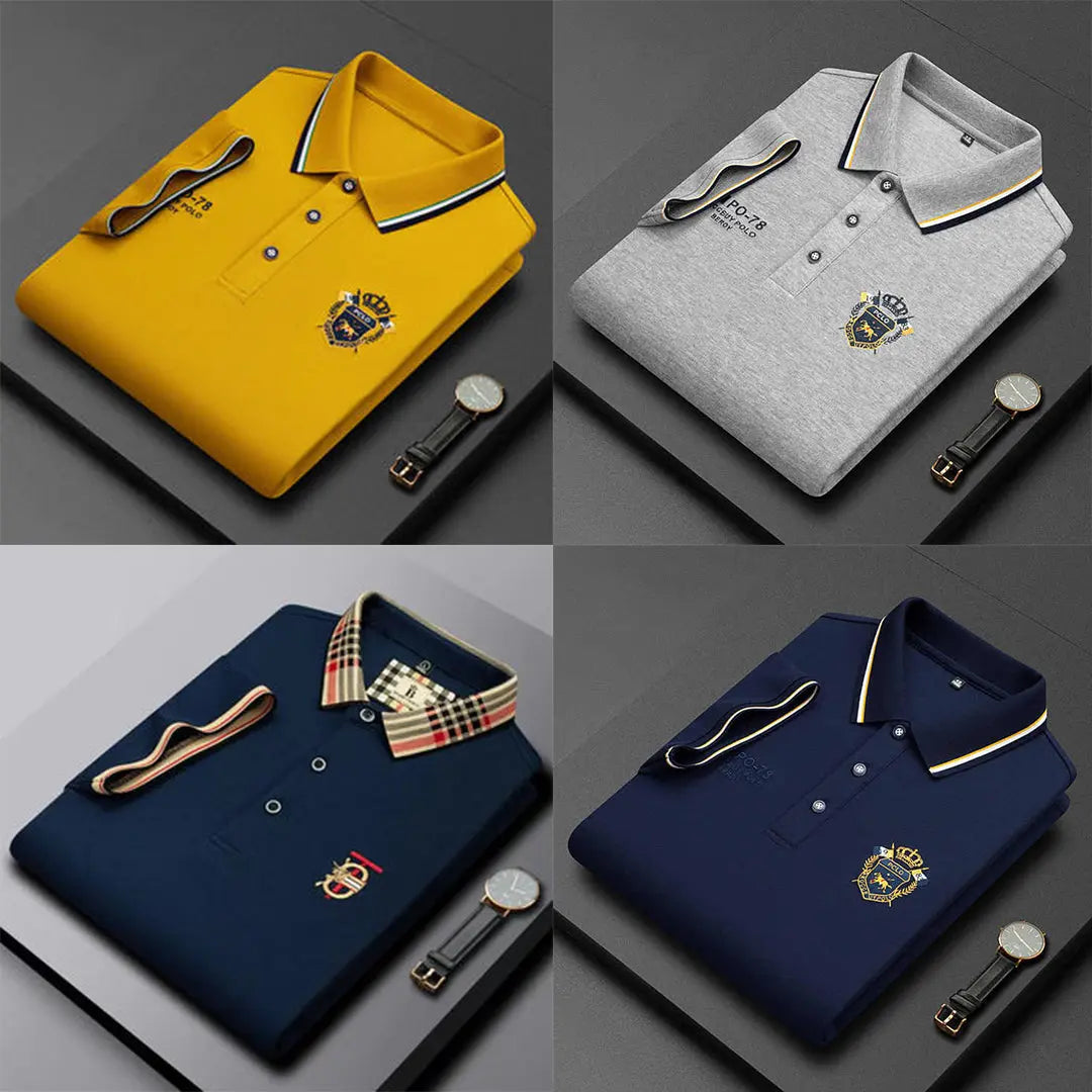 Premium Polo T-shirt ( Pack of 4 ) The Largest Online Store
